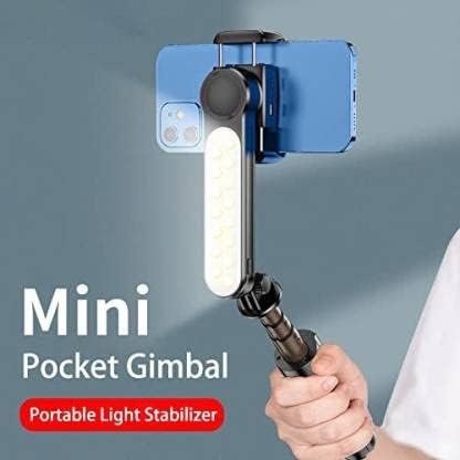 L09 Gimbal Selfie Stick Bluetooth, 1-Axis Gimbal Stabilizer with Multifunction Remote 360°Automatic Rotation for iPhone Android, Gimbal Stabilizer Selfie Stick - Image 4