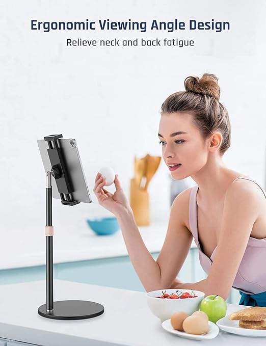 Tablet Stand Holder, Heavy Duty Adjustable Height Tablet & Phone - Image 5