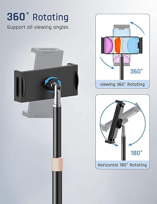 Tablet Stand Holder, Heavy Duty Adjustable Height Tablet & Phone - Image 6