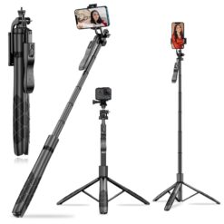 L16 Long Selfie Stick with Tripod Stand, Balance Handle for Anti Shake Shooting