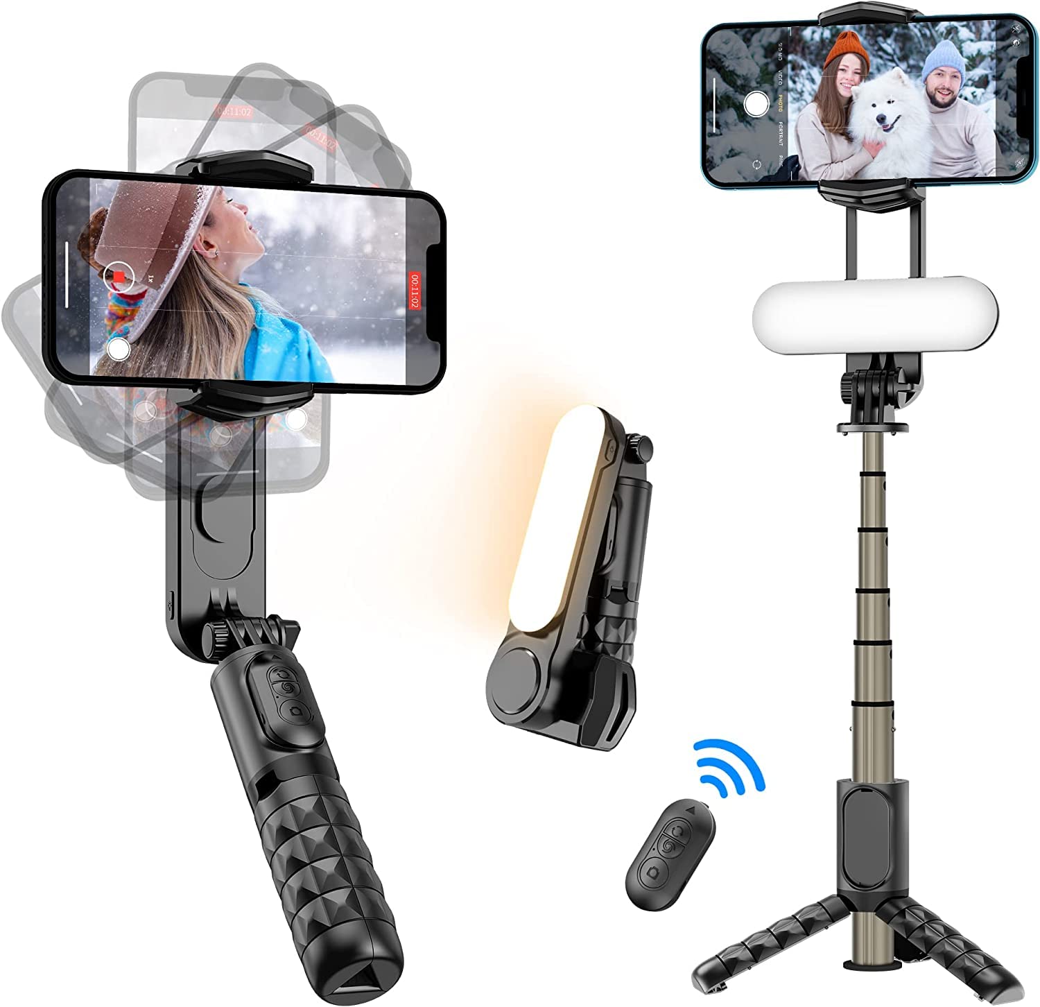 Gimbal for Smartphone, Q09 Mini Gimbal STABILIZER - Image 3
