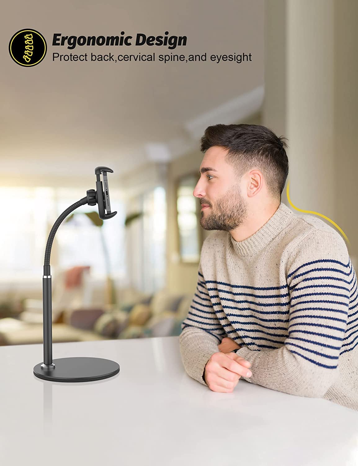 Desktop Tablet Holder, Mobile Phone Stand, Tablet Stand - Image 7