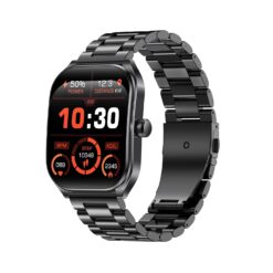 GADGETSWEAR Smart Watch(Answer/Make Call), 2.01" Curved Display, Smartwatch for Men Women IP68 Waterproof, 100+ Sport Modes, AI Voice Assistance, 7 Days Battery Life, Dual Straps - Black (Black)