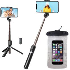 Mobile Stand Selfie Stick Phone with Tripod Holder