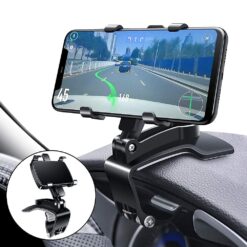 GADGETSWEAR 360 Rotatable and Retractable Car Phone Holder Multifunctional Car Dashboard Phone Holder, 360 Degree Rotatable Phone Mount, for All Mobile Phones