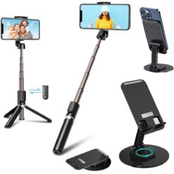 Selfie Stick, Extendable Selfie Stick with Wireless Remote