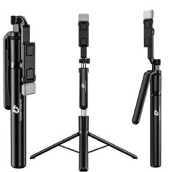 Mobile Stand Selfie Stick, Phone with Tripod Holder(6 Months Warranty)