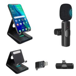 All-in-One (Combo with Metal Mobile Stand & Wireless Mic)