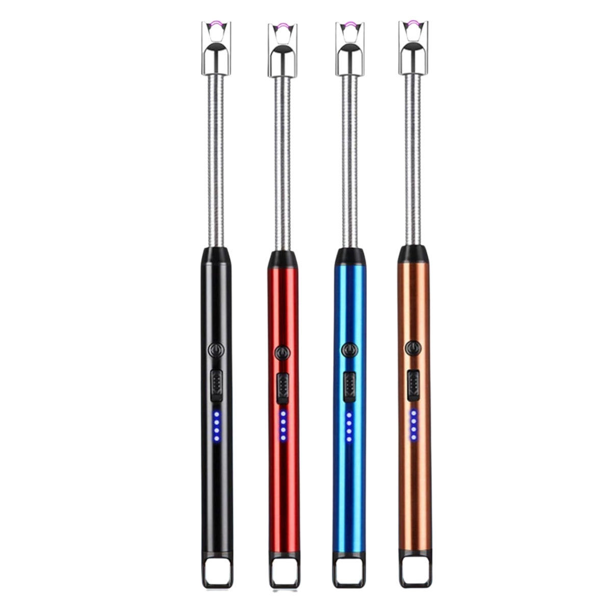 GADGETSWEAR Rechargeable Electric Candle Lighter with Flexible Neck, USB Arc Lighter for Candles, Gas Stoves, and - Windproof, Flameless, Safe, and Durable Available in Black, Red, Blue, and Copper - Image 10
