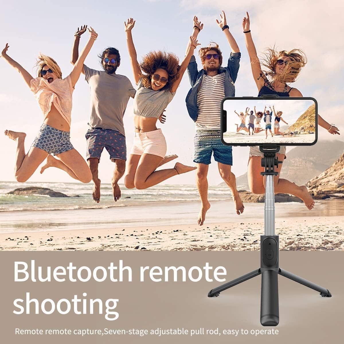 Mobile Stand Selfie Stick Phone with Tripod Holder for Video Recording (Combo with Mobile Stand Holder),Vlogging Accessories Kit, YouTube Making Gadgets Photo/Videos Remote, 360 Rotation - Image 6
