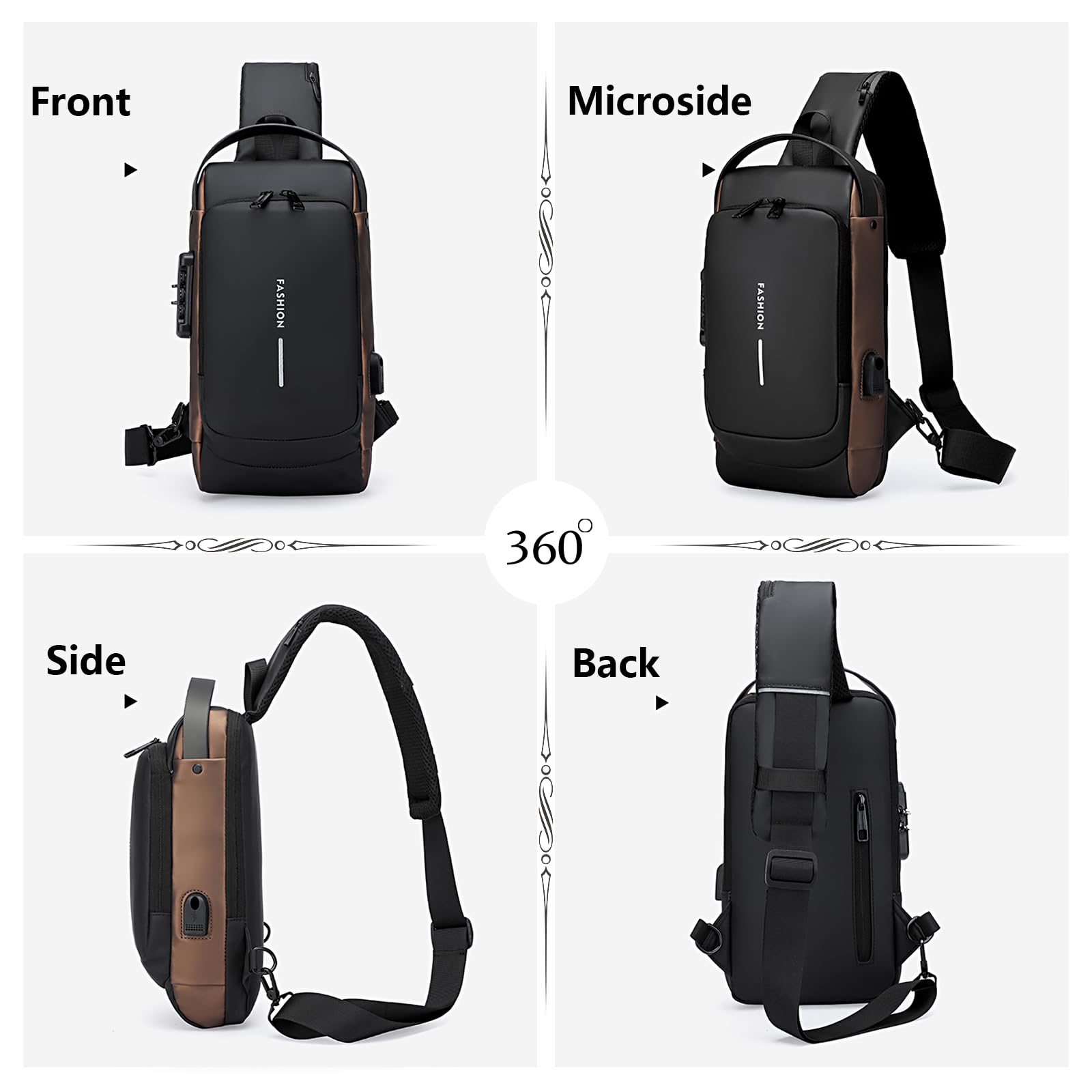 Waterproof Stylish Polyester Bag For Women, Men - Image 9