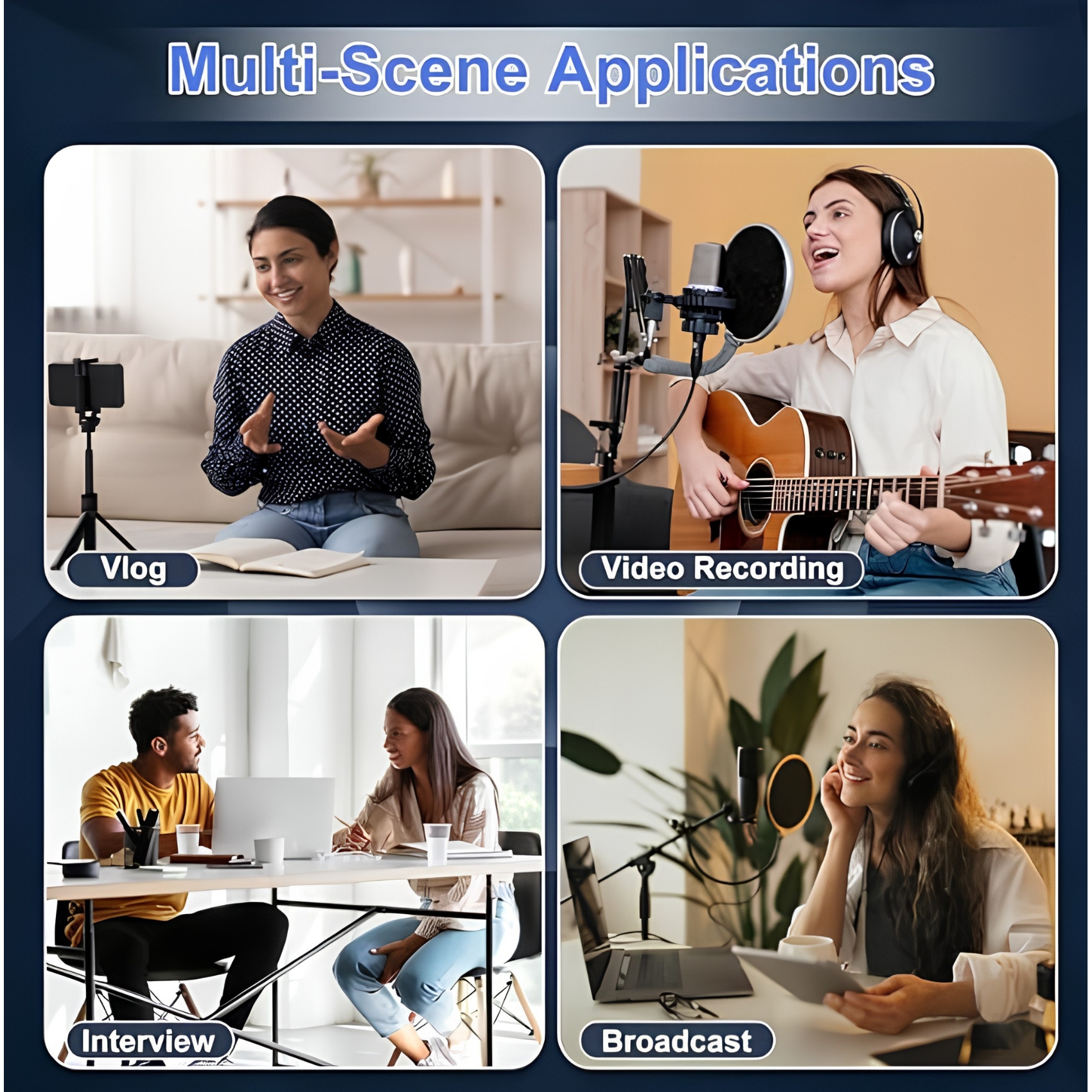 Single Wireless K2 Lavalier Microphone, Noise Cancellation - Image 4